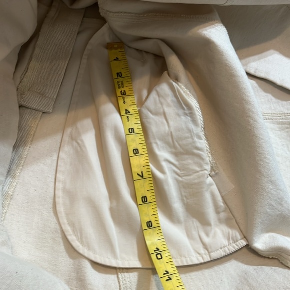 ⬇️PRICE DROP New Draper James Cream Denim Short Sleeve Circle Mini Dress, size 6 - Picture 11 of 13